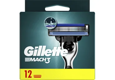 SKŪŠANĀS KASETES GILLETTE MACH 3 12GAB.