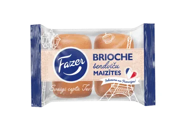 SENDVIČU MAIZĪTES BRIOCHE FAZER 160G