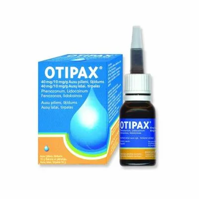 Otipax 40 mg/10 mg/G ausu pilieni 16 g