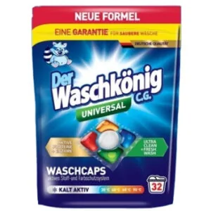 VEĻAS MAZGĀŠANAS KAPSULAS UNIVERSĀLĀS DER WASCHKONIG 32 GB