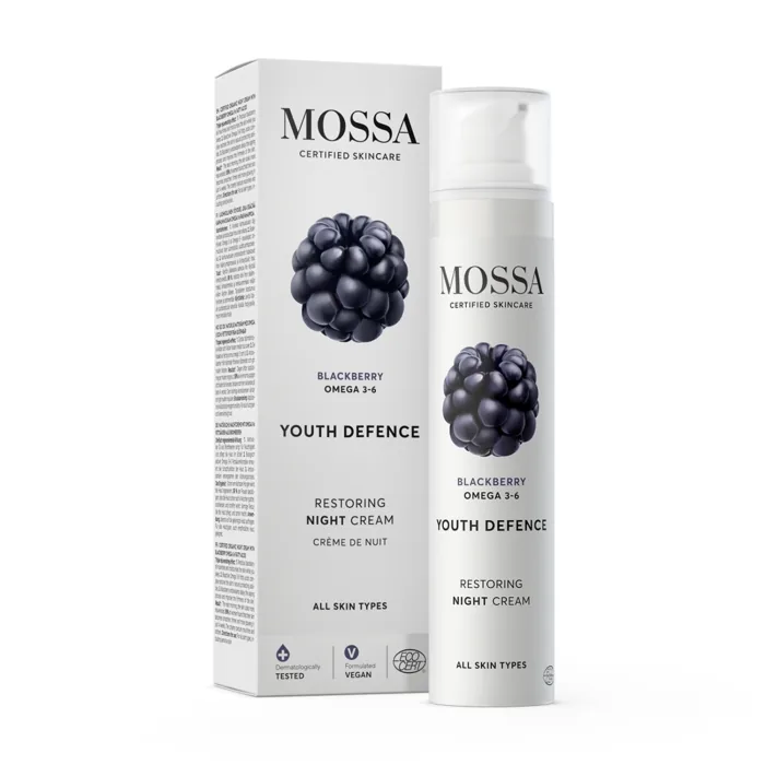 NAKTS KRĒMS MOSSA YOUTH DEFENCE ATJAUNOJOŠS 50ML