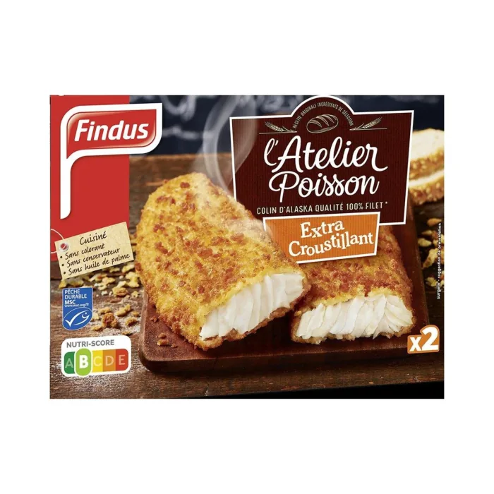 MINTAJA FILEJAS FINDUS EXTRA CROUSTILLANT FINDUS PANĒTAS SALDĒTAS MSC 250G