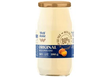 MAJONĒZE ORIGINAL WELL DONE 80% 390G