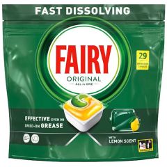 TRAUKU MAZG.KAPSULAS FAIRY ALL IN ONE LEMON 29GAB.