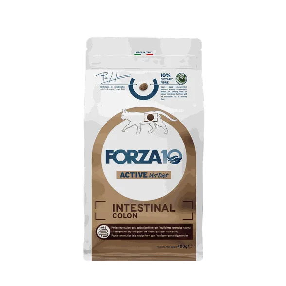 FORZA10 Active Vetdiet Cat intestinal colon, kaķiem sausā barība, 400 g