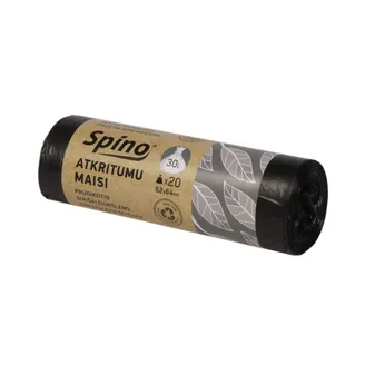 ATKR.MAISI SPINO 30L 20GAB 10MKR HDPE MELNI