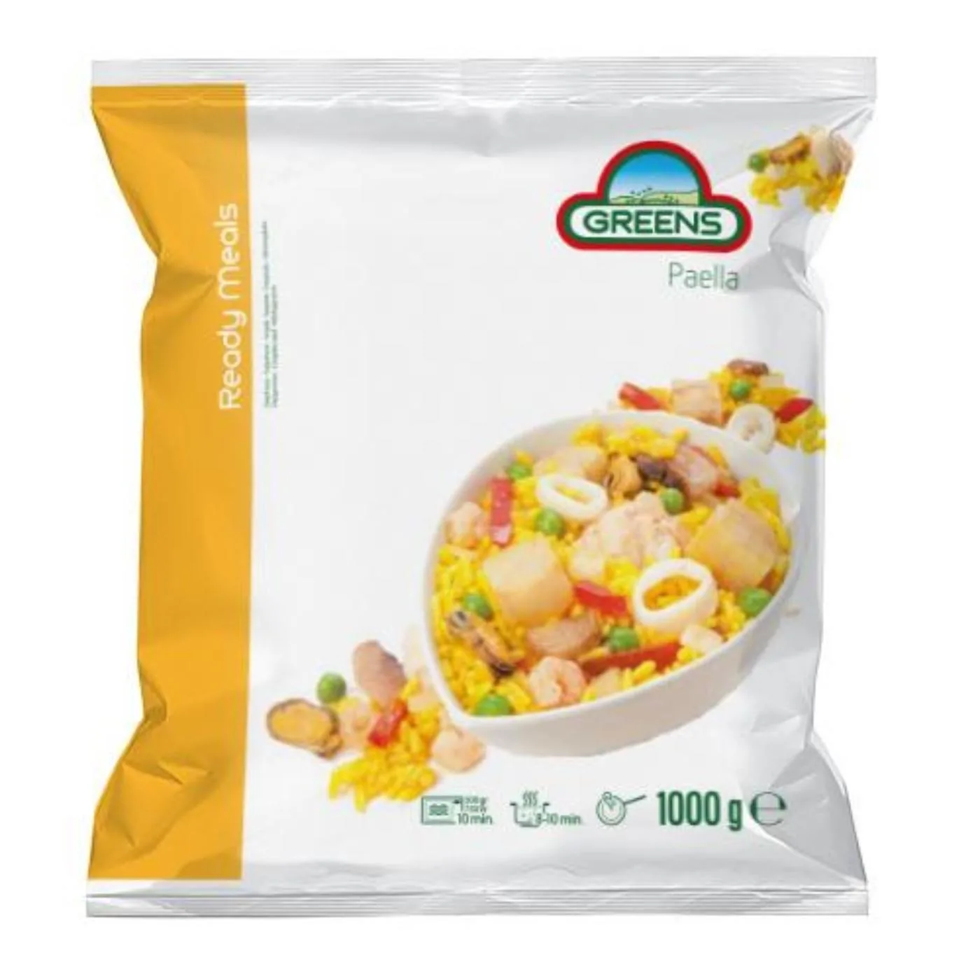 SALDĒTS DĀRZEŅU MAISĪJUMS GREENS PAELLA, 1KG IQF