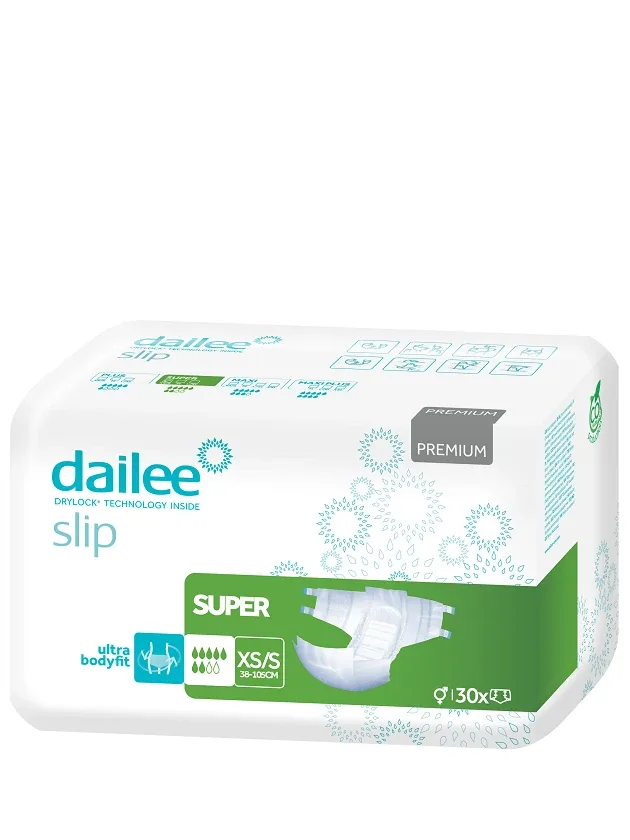 Dailee Slip Premium Super autiņbikses XS/S izmērs, 30 gb.