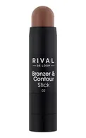 RIVAL DE LOOP BRONZER & CONTOUR STICK BRONZERIS - KONTŪRZĪMULIS, 5G