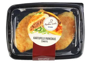 KARTUPEĻU PANKŪKAS ŽEMAITIS MEISTARA MARKA 2X120G