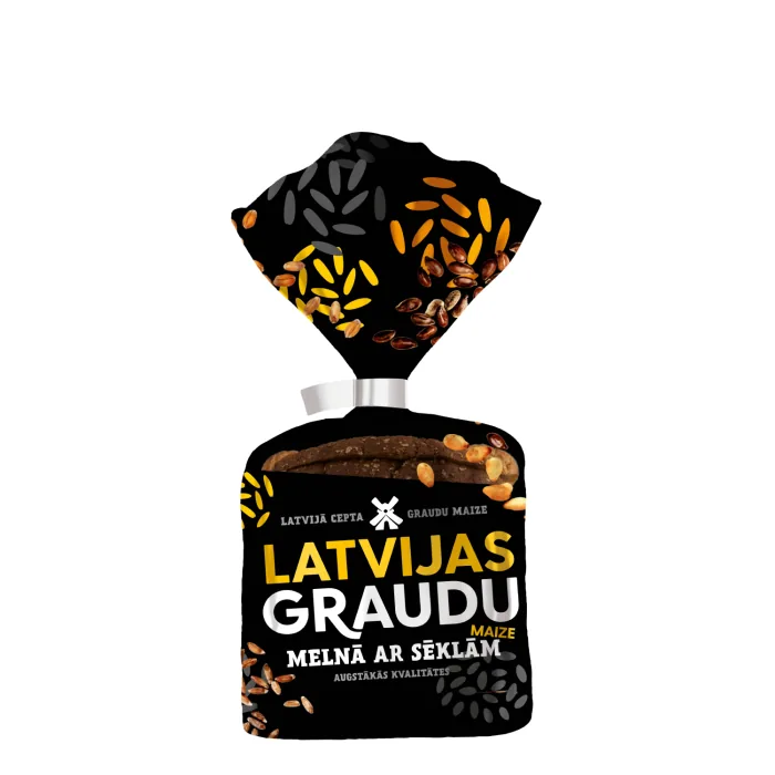 MAIZE MELNĀ LATVIJAS GRAUDU AR SĒKLAM 340G
