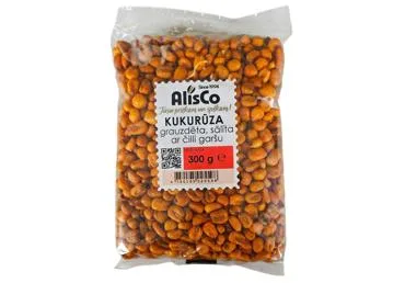 GRAUZDĒTA KUKURŪZA ČILI  ALIS CO 300G