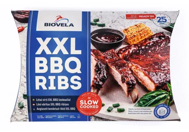 LĒNI VĀRĪTAS CŪKGAĻAS RIBIŅAS BBQ BIOVELA 900G