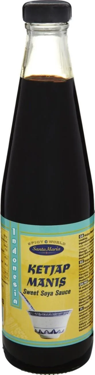 KETJAP MANIS SALDĀ SOJAS MĒRCE 500ML, SANTA MARIA