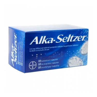 Alka-Seltzer 324 mg putojošās tabletes N10