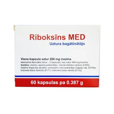 Riboksins Med 200 mg kapsulas N60