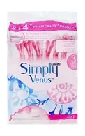 GILLETTE VENUS SIMPLY VIENREIZLIETOJAMIE SKUVEKĻI SIEVIETĒM, 12GAB.