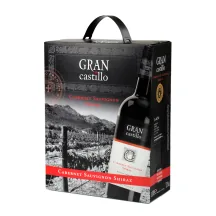 Sarkanvīns Gran Castillo Cabernet Sauvignon Shiraz pussalds 12% 3 l