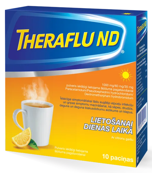 Theraflu ND paciņas, 10 gab.