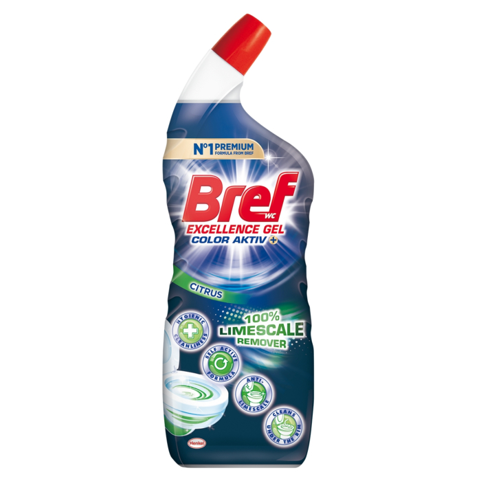 TUALETES TĪRĪŠANAS LĪDZEKLIS BREF EXCELLENCE GEL LIMESCALE REMOVER 700ML