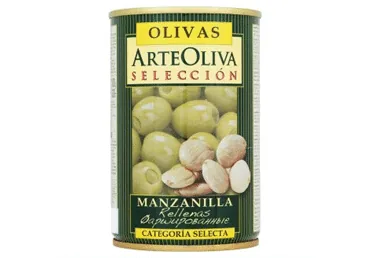 ZAĻĀS OLĪVAS AR MANDELĒM ARTEOLIVA 300G