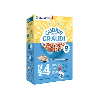 PĒRĻU GRŪBAS GUDRIE GRAUDI PAPRIKA DĀRZEŅI 360G