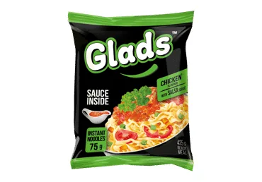 ĀTRI PAGATAVOJAMAS NŪDELES GLADS AR VISTAS GARŠU 75G
