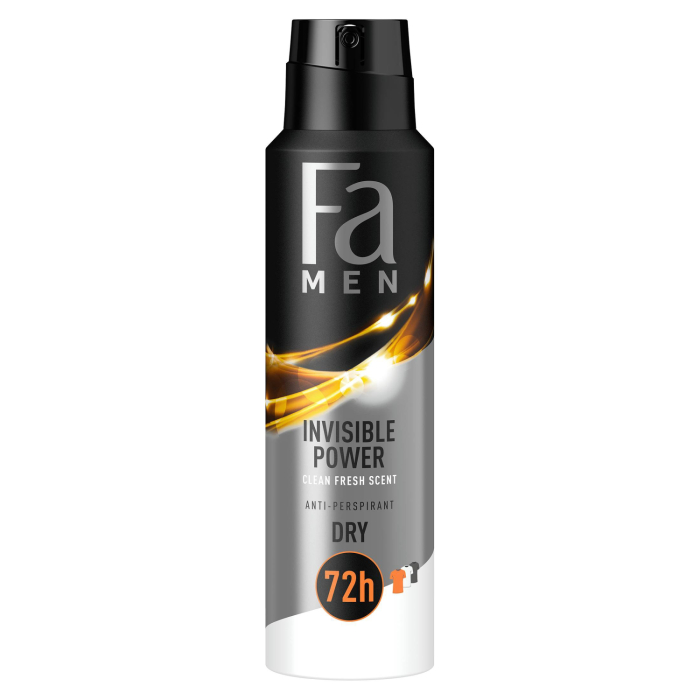 DEZODORANTS FA MEN XTREME INVISIBLE 150ML