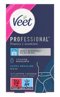 VEET PROFESSIONAL DEPILĀCIJAS VASKA STRĒMELES BIKINI ZONAI UN PADUSĒM, 16GAB.