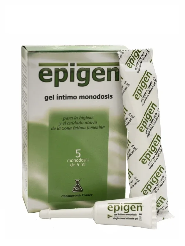 Epigen intimo gels monodozas, 5 tūbiņas, 5 ml