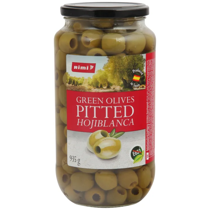 ZAĻĀS OLĪVAS HOJIBLANCA RIMI BEZ KAULIŅIEM 935/455G