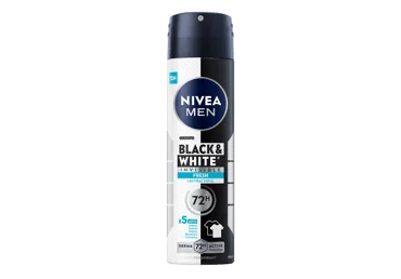 IZSMIDZINĀMS DEZODORANTS VĪRIEŠIEM NIVEA BLACK & WHITE FRESH 150ML