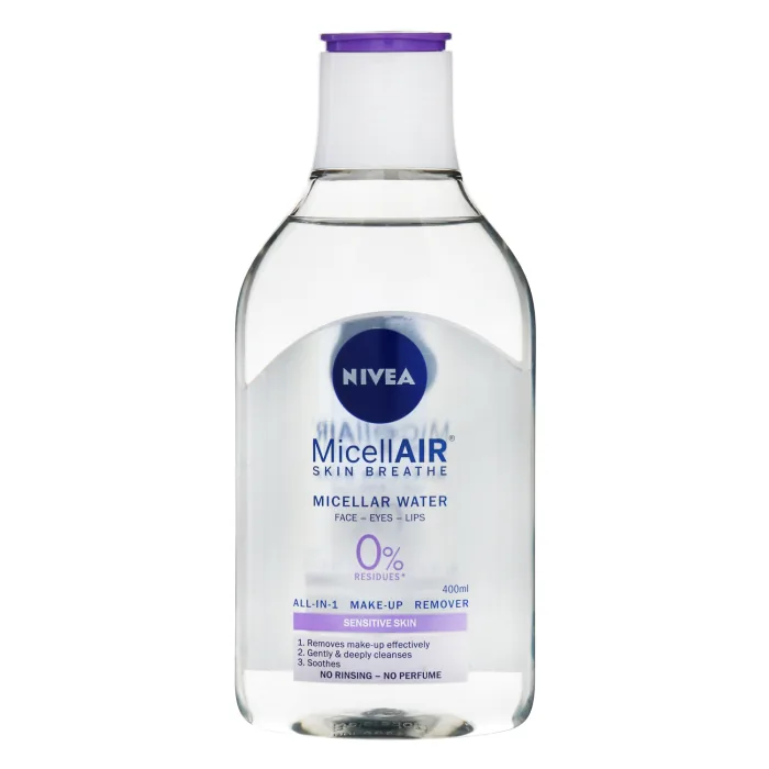 MICELĀRAIS ŪDENS JUTĪGAI ĀDAI NIVEA MICELLAIR 400ML
