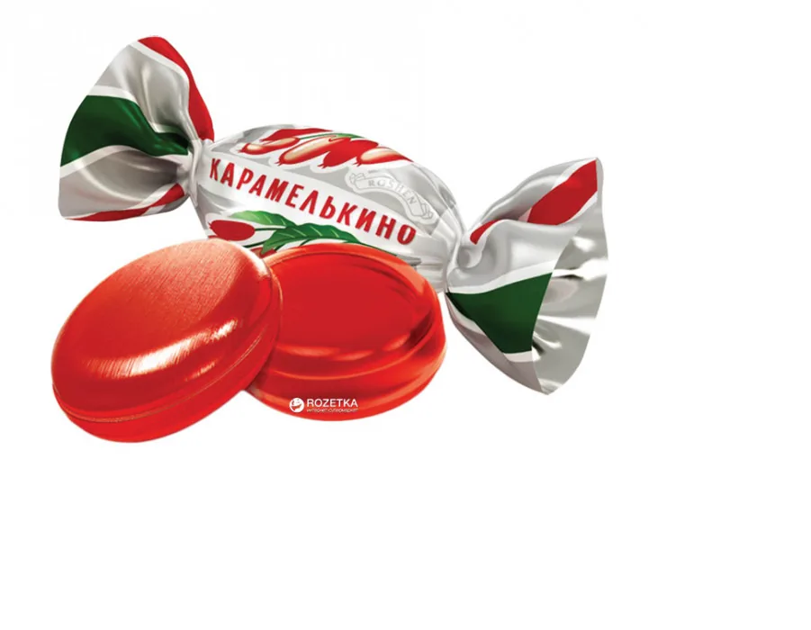 KARAMELES ROSHEN AR BĀRBEĻU GARŠU "KARAMELKINO", 1KG