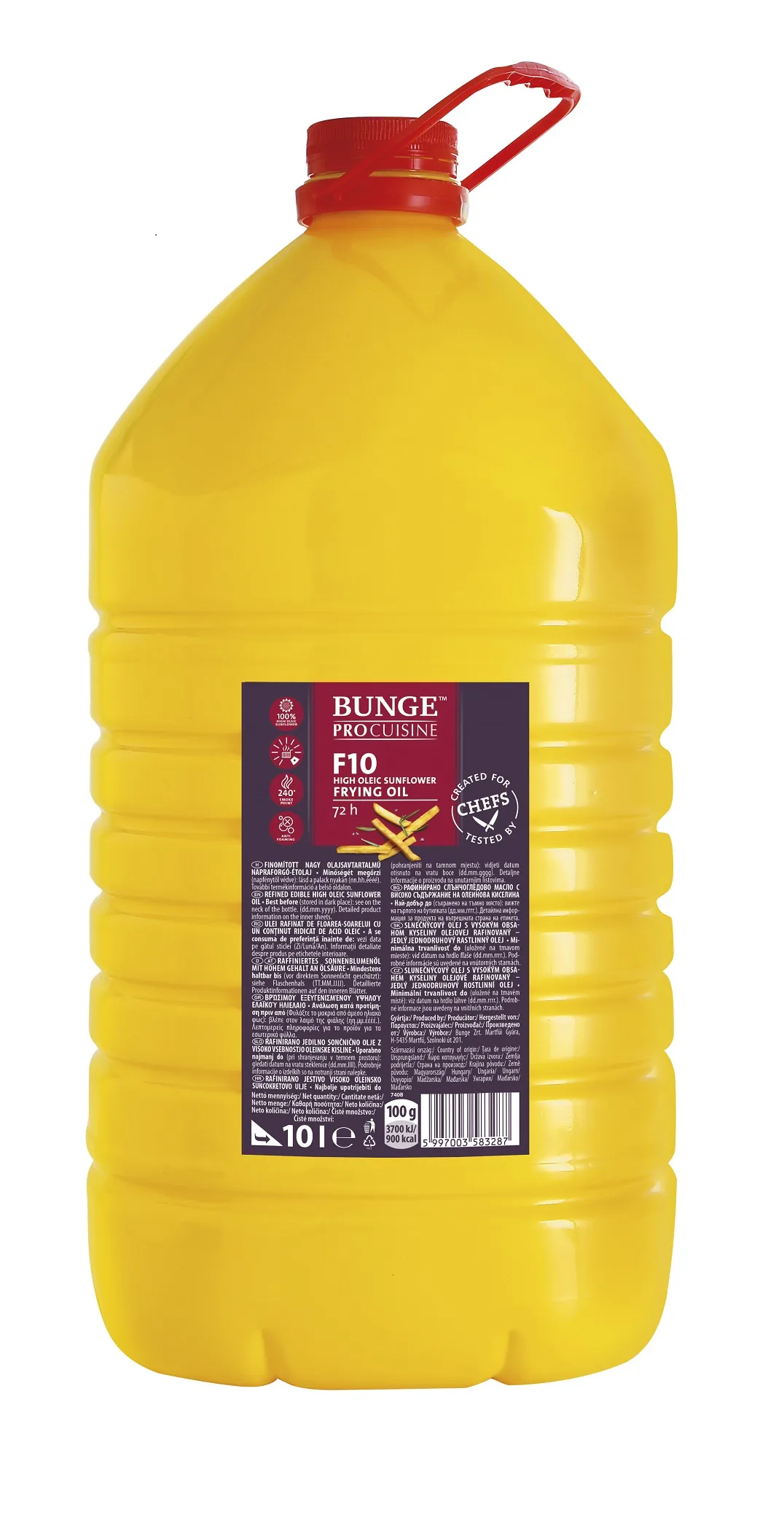 EĻĻA CEPŠANAI, SAULESPUĶU BUNGE PRO CUISINE, 10L