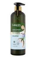 NATURALS BY WATSONS COCONUT ŠAMPŪNS SAUSIEM UN TRAUSLIEM MATIEM, 490ML