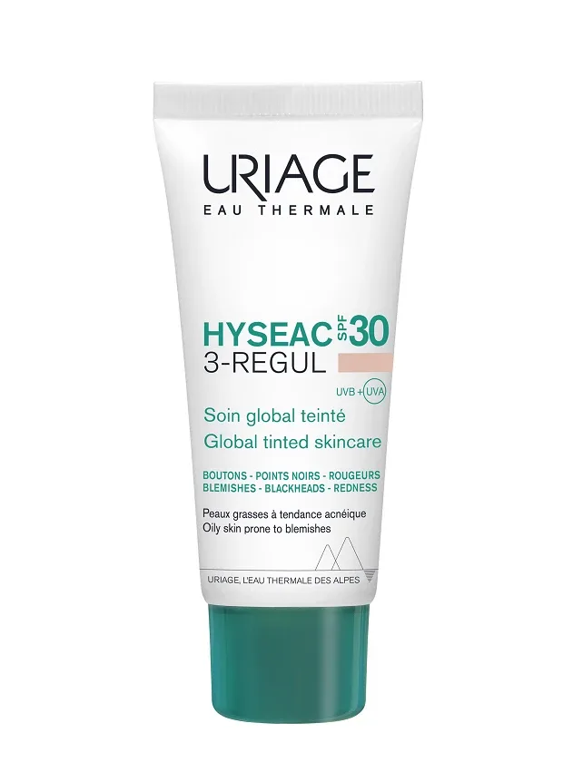 Uriage Hyseac 3-regul tonēts krēms ar SPF30, 40 ml