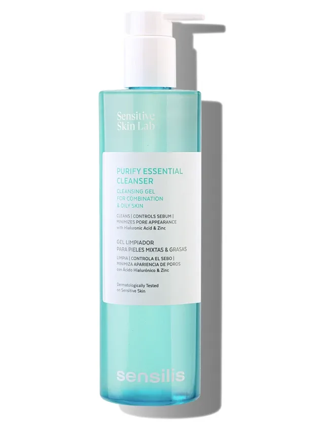 Sensilis Purify Essential Cleanser sejas tīrīšanas līdzeklis, 400 ml