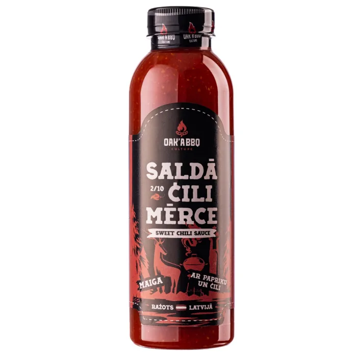 SALDĀ ČILI MĒRCE OAK'A BBQ 600G