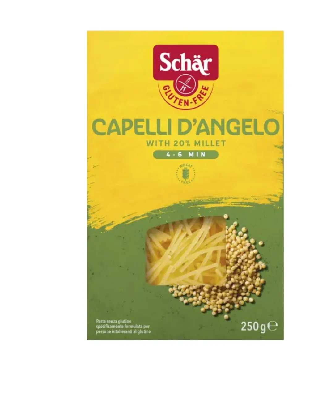 Zupas makaroni mazie Schar Capelli D Angelo, bez glutēna, 250 g