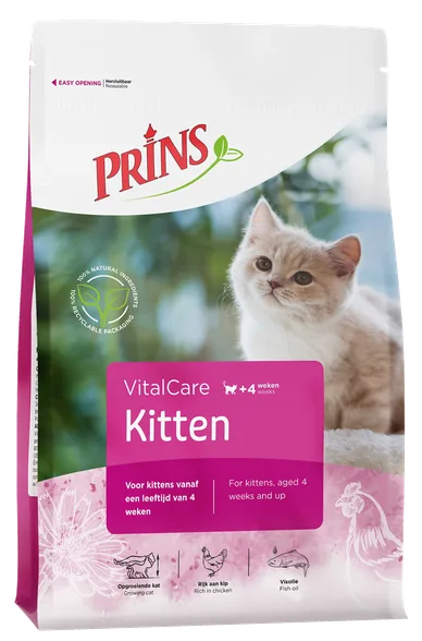 Prins Vitalcare Kitten sausā barība, 10 kg