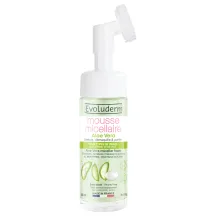 MICELĀRĀS PUTAS EVOLUDERM ALOE VERA AR BIRSTI 150ML