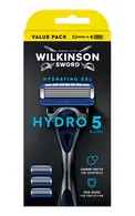WILKINSON SWORD HYDRO 5 VĪRIEŠU SKUVEKLIS + 4 KASETNES
