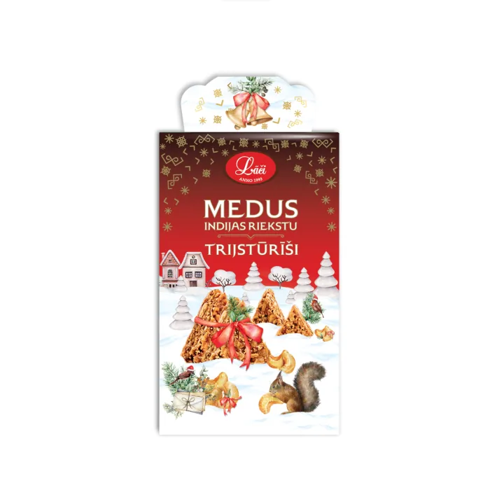 CEPUMI LĀČI MEDUS INDIJAS RIEKSTU TRIJSTŪRĪŠI 150G