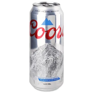 D alus Coors 4,3% 0,5 l can