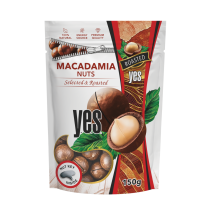 MAKADĀMIJAS RIEKSTI YES GRAUZDĒTI, IEPRIEKŠ IEGRIEZTĀ ČAULĀ 150G