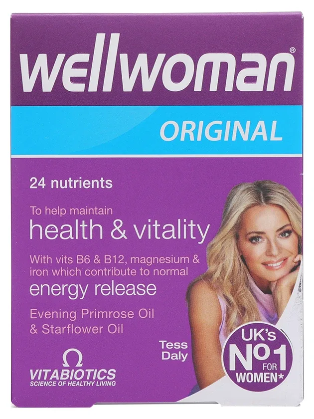 Vitabiotics Wellwoman Original vitamīni sievietēm, 30 kapsulas
