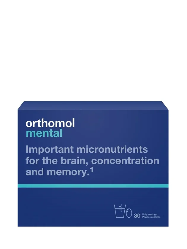 Orthomol Mental pulveris + kapsulas, 30 devas