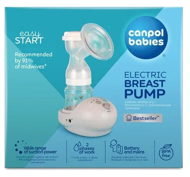 Canpol Babies Easystart elektriskais piena pumpis, 1 gab.