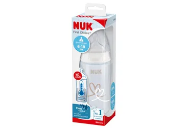 PUDELĪTE NUK FIRST CHOICE 300ML 6-18MĒN.